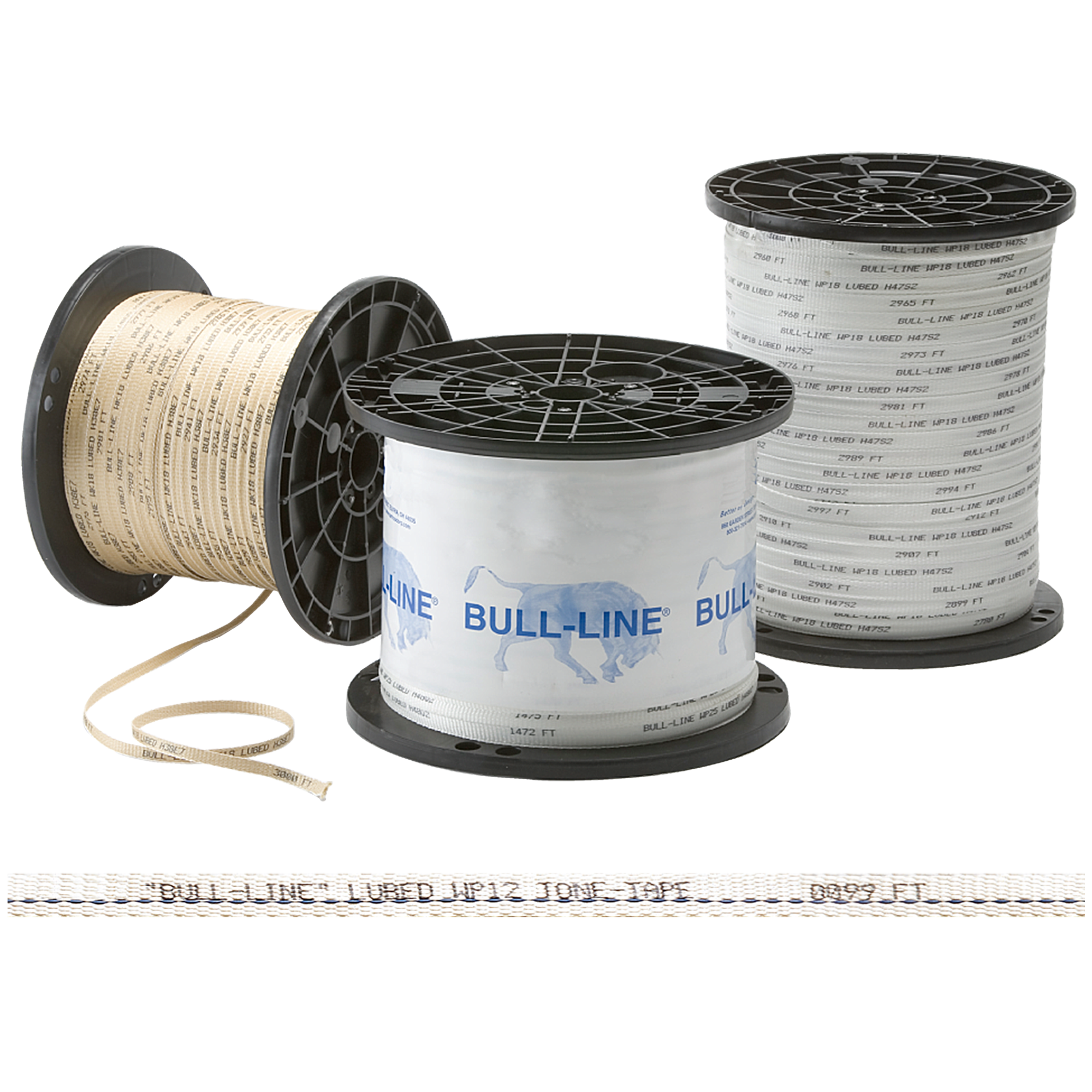 Bull-Line Locatable Tape is offered with a tracer wire for signal locating. The tracer wire is woven into Bull-Line Polyester Tape and provides a corrosion resistance conductor that is easily spliced in the field. Bull-Line Locatable Tape is made in the USA.